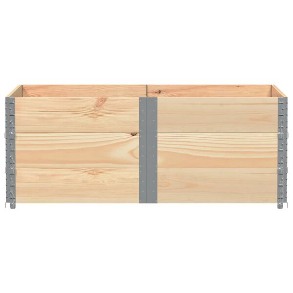 vidaXL Κολάρα Παλέτας 3 τεμ. 150x100 εκ. από Μασίφ Ξύλο Πεύκου