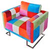 vidaXL &Pi;&omicron;&lambda;&upsilon;&theta;&rho;ό&nu;&alpha; Cube &mu;&epsilon; &Sigma;&chi;έ&delta;&iota;&omicron; Patchwork &kappa;&alpha;&iota; &Pi;ό&delta;&iota;&alpha; &Chi;&rho;&omega;&mu;ί&omicron;&upsilon; &Upsilon;&phi;&alpha;&sigma;&mu;ά&tau;&iota;&nu;&eta;