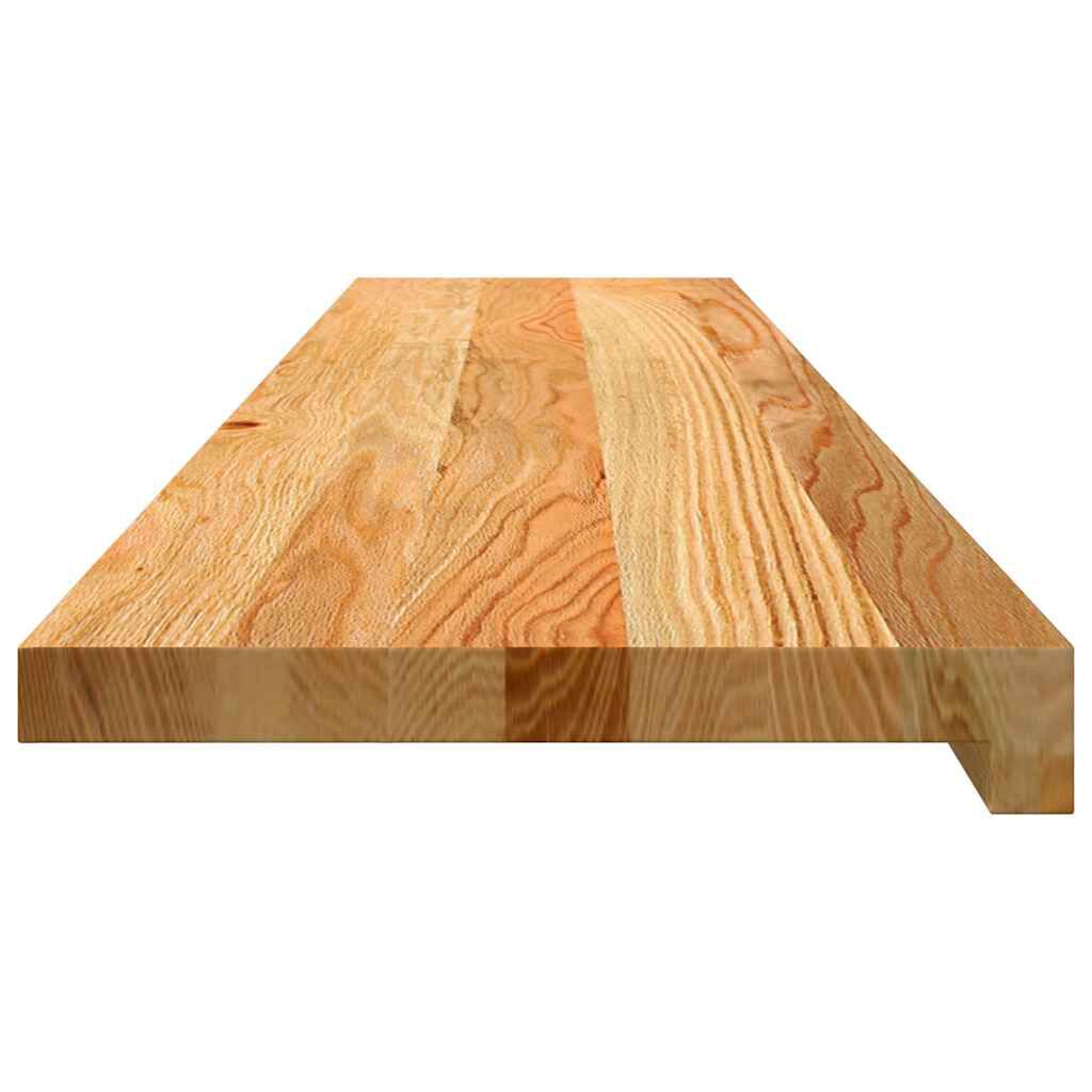vidaXL Πατάκια Σκάλας 4 τεμ. Ανοιχτό Καφέ 120x30x2 cm Ξύλο Δρυός