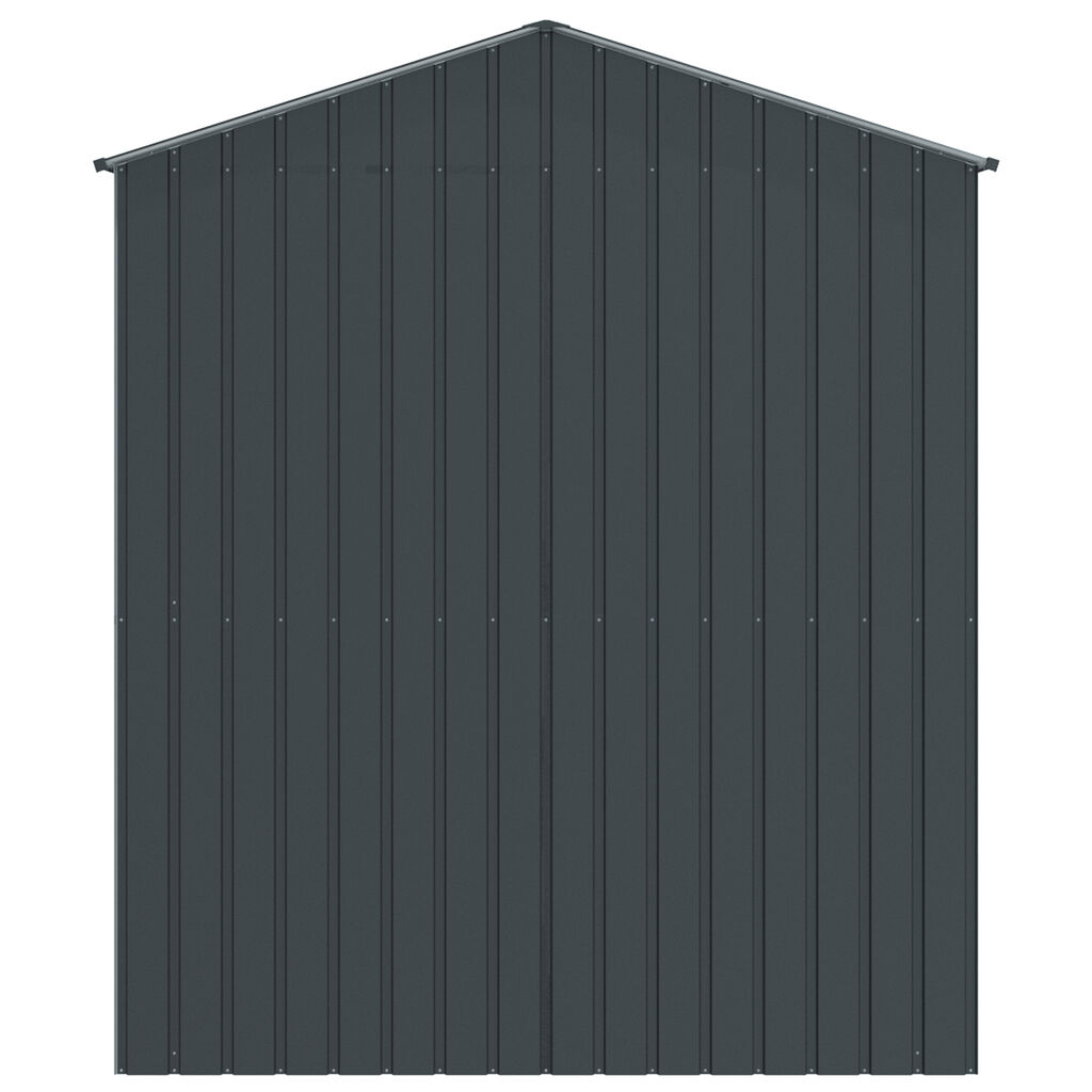 vidaXL Κλουβί Πουλιών με Προέκταση Ανθρακί 210x442x247 εκ. Χάλυβας