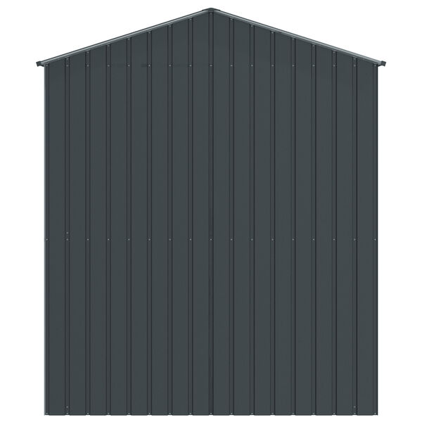 vidaXL Κλουβί Πουλιών με Προέκταση Ανθρακί 210x442x247 εκ. Χάλυβας