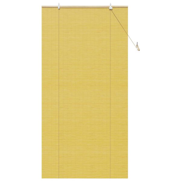 vidaXL Ρολά και Σκίες Παραθύρων Κίτρινο 110 x 220 cm Μπαμπού