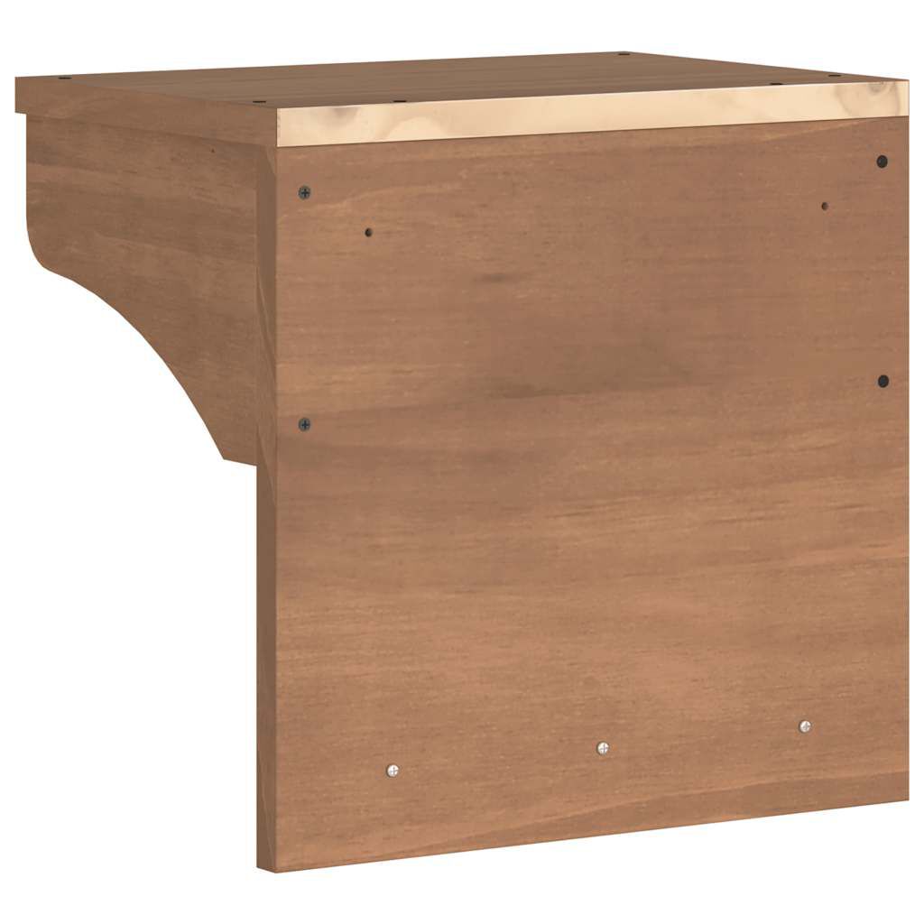 vidaXL Επίτοιχη κρεμάστρα παλτών SANDNES 43x30x42 εκ. Πεύκο μασίφ ξύλο