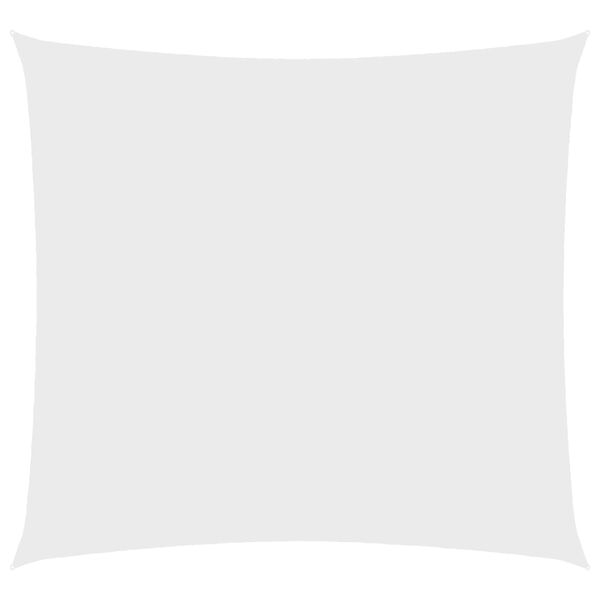 vidaXL Πανί Σκίασης Τετράγωνο Λευκό 6 x 6 μ. από Ύφασμα Oxford