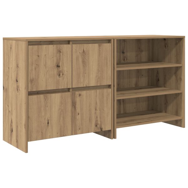 vidaXL &Pi;&lambda;&alpha;ϊ&nu;ό &gamma;&rho;&alpha;&phi;&epsilon;ί&omicron; 2 pcs Artisan Oak 70 x 41 x 75 &epsilon;&kappa;.