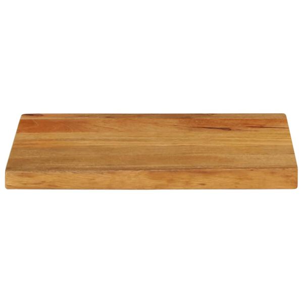 vidaXL Επιφάνεια Τραπεζιού 50x30x3,8 εκ. Live Edge Μασίφ Ξύλο Μάνγκο
