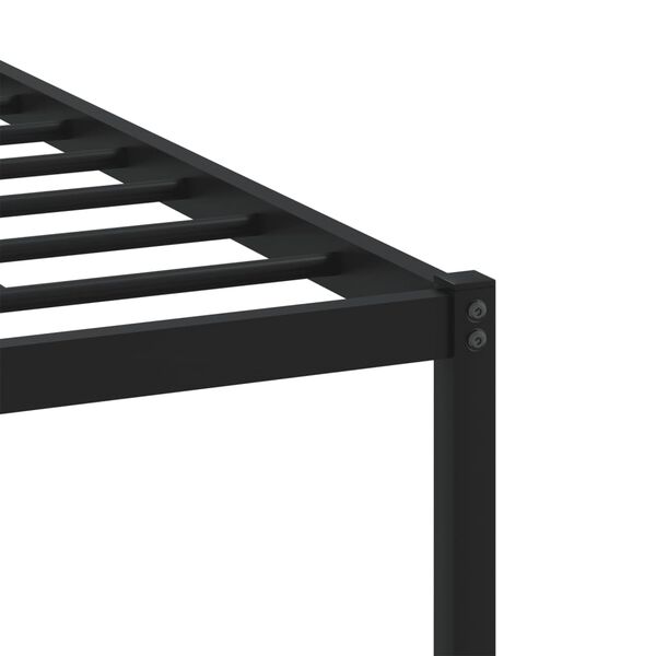 vidaXL Σκελετός Κρεβ. Χωρίς Στρώμα Sonoma Δρυς 183x213 εκ. Μεταλλικό