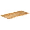 vidaXL Επιφάνεια Τραπεζιού 120x60x2,5 εκ. Live Edge Μασίφ Ξύλο Μάνγκο