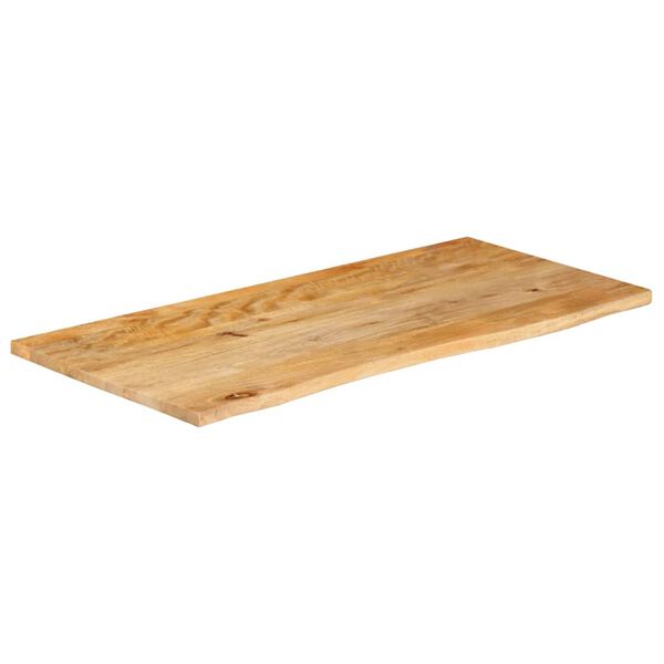 vidaXL Επιφάνεια Τραπεζιού 120x60x2,5 εκ. Live Edge Μασίφ Ξύλο Μάνγκο