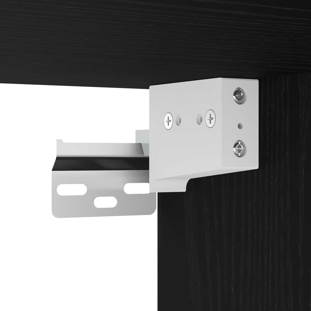 vidaXL Υψηλό έπιπλο Μαύρης Δρυός 69.5x34x180 εκ Μηχανικά κατασκευασμένο ξύλο