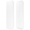 vidaXL Κρεβάτι Boxspring με Στρώμα Λευκό 140x200εκ.από Συνθετικό Δέρμα