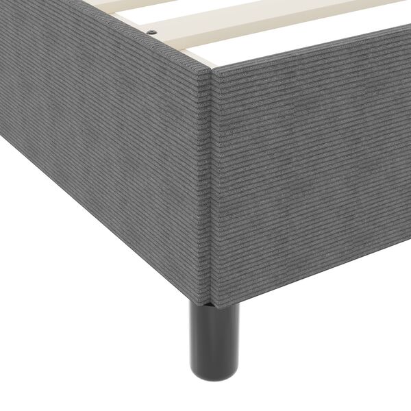 vidaXL Κρεβάτι Φωτεινό Γκρι 180x200 εκ. Από Υφασμάτινο Κονδύλι
