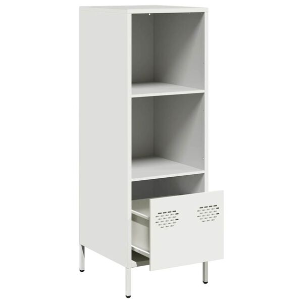 vidaXL Ντουλάπι Λευκό 35x39x103,5 εκ. από Χάλυβα