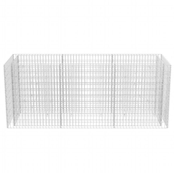 vidaXL Συρματοκιβώτιο - Γλάστρα Υπερυψωμένη 270x90x100 εκ. Ατσάλινη
