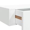vidaXL Ράφια Τοίχου με Συρτάρια 2 Τεμ. Λευκά 60 x 23,5 x 10εκ. από MDF