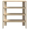 Ράφι παπουτσιών vidaXL Sonoma Oak 61x32x70 cm Κατασκευασμένο ξύλο