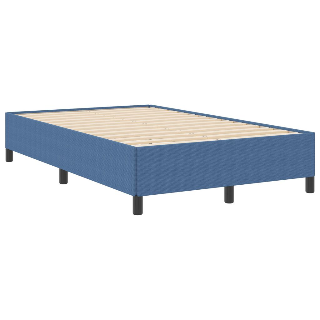 vidaXL Κρεβάτι Μπλε 120x200 εκ. από Κορδέτα