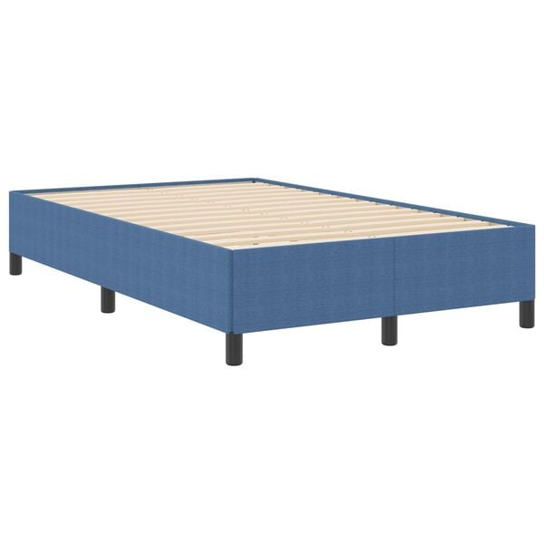 vidaXL Κρεβάτι Μπλε 120x200 εκ. από Κορδέτα