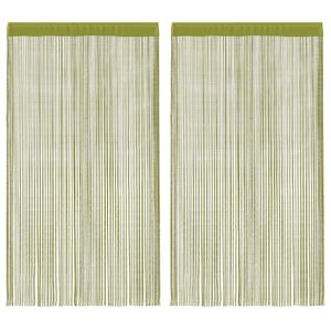 vidaXL &Kappa;&omicron;&upsilon;&rho;&tau;ί&nu;&epsilon;&sigmaf; &mu;&epsilon; &Kappa;&rho;ό&sigma;&sigma;&iota;&alpha; 2 &tau;&epsilon;&mu;. &Pi;&rho;ά&sigma;&iota;&nu;&epsilon;&sigmaf; 140 x 250 &epsilon;&kappa;.