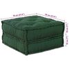 vidaXL Μαξιλάρι 2 pcs Πράσινο 70 x 70 x 36 εκ Πολυεστέρας