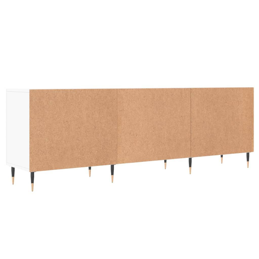 vidaXL Έπιπλο Τηλεόρασης Λευκό 150x30x50 εκ. από Επεξεργασμένο Ξύλο