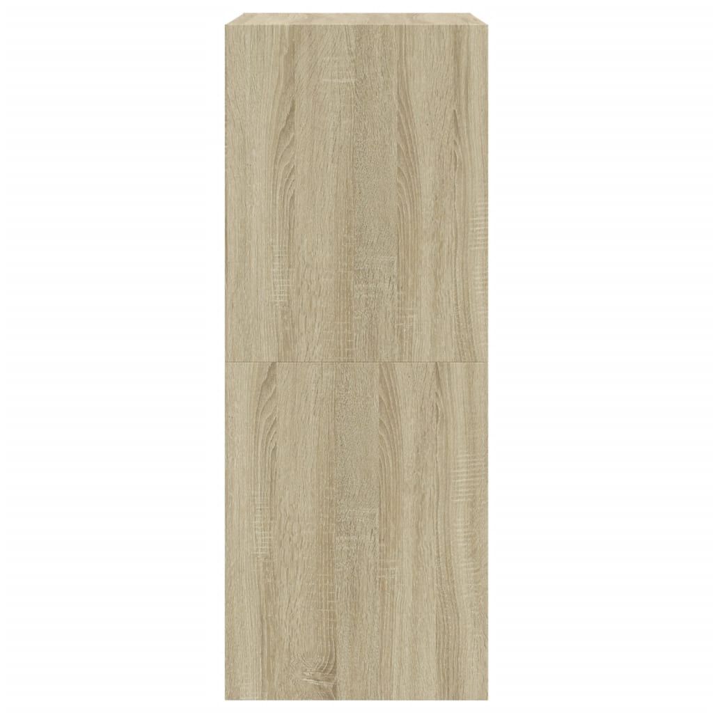 vidaXL Παπουτσοθήκη με 2 Ανακλ. Συρτάρια Sonoma Δρυς 60x42x108 εκ.