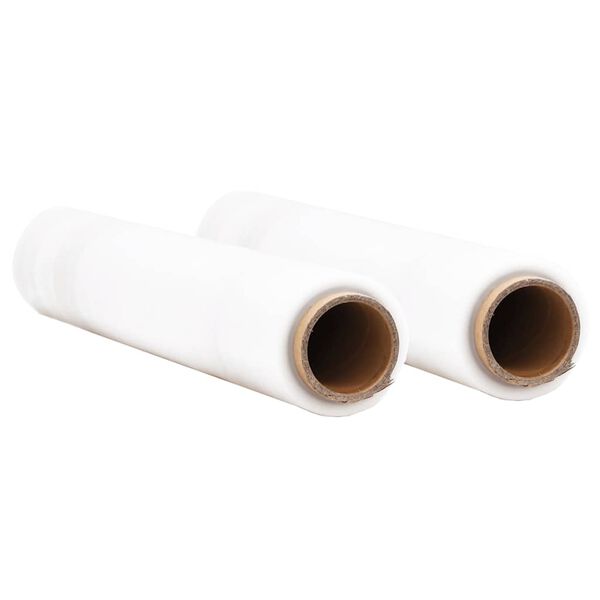 vidaXL Stretch Film 2 τεμάχια Διαφανές 20 μm 50 cm x 150 m