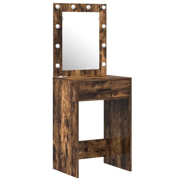 vidaXL Τραπέζι περιποίησης με συρτάρι 2 pcs Καφέ 50 x 41 x 135 εκ