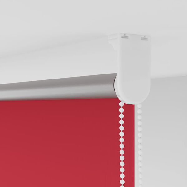 vidaXL Ρολέρ Μπλακάουτ Κόκκινη 150x150 εκ. Πλάτος υφάσματος 146,6εκ.
