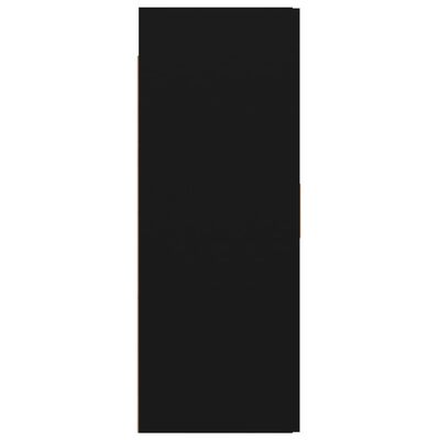 vidaXL Ντουλάπι Τοίχου Κρεμαστό Μαύρο 69,5 x 34 x 90 εκ. Επεξ. Ξύλο