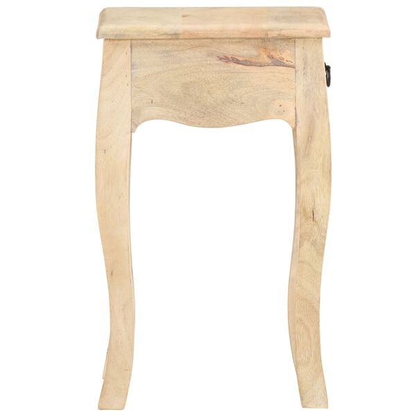 vidaXL Κομοδίνο 28 x 28 x 46 εκ. από Μασίφ Ξύλο Μάνγκο