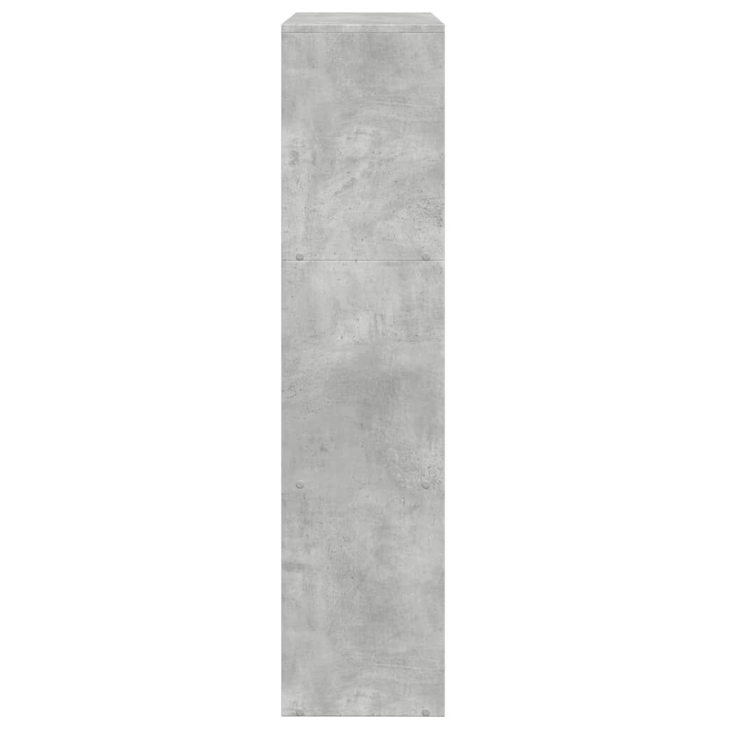 vidaXL Βιβλιοθήκη/Διαχωρ. Χώρου 3 Επ. Γκρι 137,5x29x103,5 εκ. Επ. Ξύλο