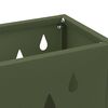 vidaXL Σχέδιο & βάση αποθήκευσης Λαδί 28 x 12 x 41 εκ Ατσάλι