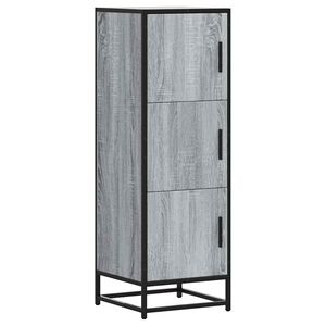 vidaXL Highboard Grey Sonoma &Kappa;&alpha;&tau;&alpha;&sigma;&kappa;&epsilon;&upsilon;&alpha;&sigma;&mu;έ&nu;&omicron; &xi;ύ&lambda;&omicron; &kappa;&alpha;&iota; &mu;έ&tau;&alpha;&lambda;&lambda;&omicron;