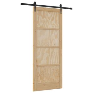 vidaXL &Sigma;&upsilon;&rho;ό&mu;&epsilon;&nu;&eta; &Pi;ό&rho;&tau;&alpha; ORKDAL 86 x 211 cm &Mu;&alpha;&sigma;ί&phi; &Xi;ύ&lambda;&omicron; &Pi;&epsilon;ύ&kappa;&omicron;&upsilon; &Phi;&upsilon;&sigma;&iota;&kappa;ό