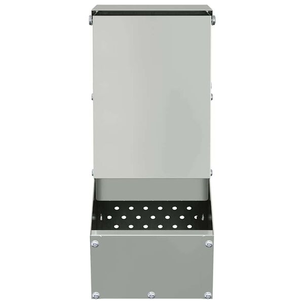 vidaXL Ταΐστρα Χαμστεριών Ασημί 12,5 x 26 x 28,5 εκ