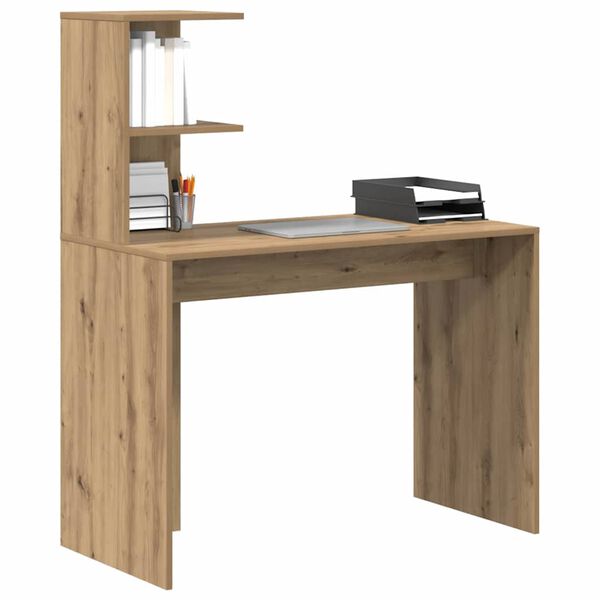 vidaXL Γραφείο Artisan Oak 102 x 50 x 124 εκ. Επεξεργασμένο ξύλο