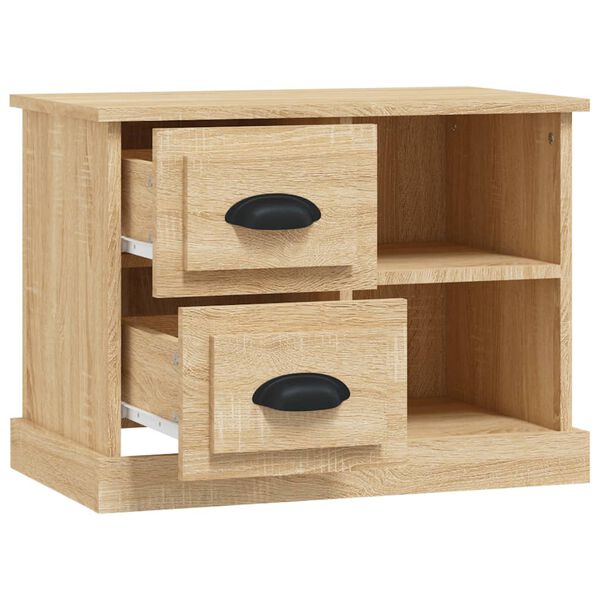 vidaXL Κομοδίνο Sonoma Δρυς 60x35,5x45 εκ.