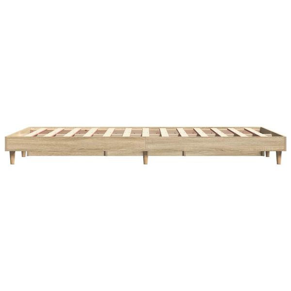 vidaXL Πλαίσιο Κρεβατιού Χωρ. Στρώμα Sonoma Δρυς 120x200εκ. Επ. Ξύλο