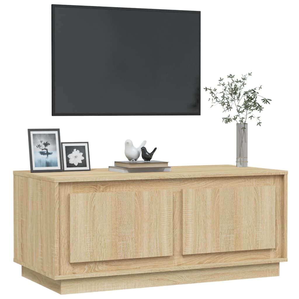 vidaXL Τραπεζάκι Σαλονιού Sonoma Δρυς 102x50x44 εκ. Επεξεργασμένο Ξύλο