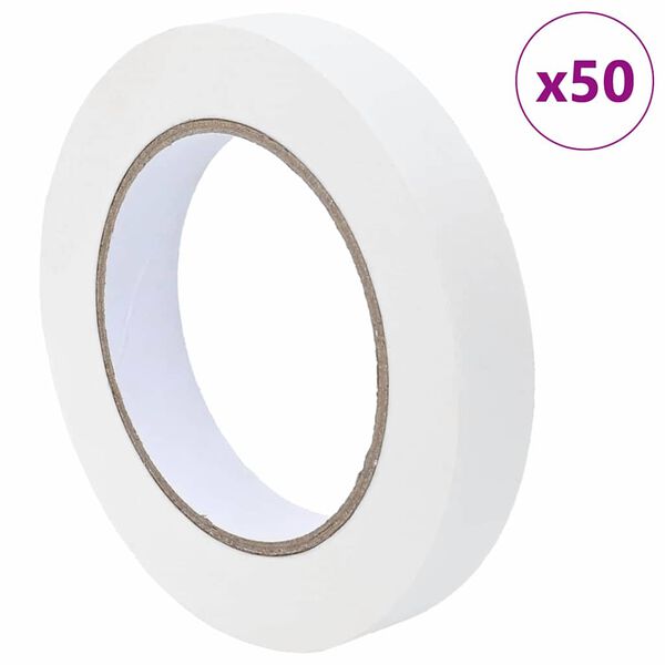 vidaXL &Tau;&alpha;&iota;&nu;ί&epsilon;&sigmaf; &Mu;ά&sigma;&kappa;&alpha;&sigmaf; &gamma;&iota;&alpha; &Zeta;&omega;&gamma;&rho;ά&phi;&omicron;&upsilon;&sigmaf; 50 pcs &Lambda;&epsilon;&upsilon;&kappa;ό 19mm x 50m &Chi;&alpha;&rho;&tau;ί