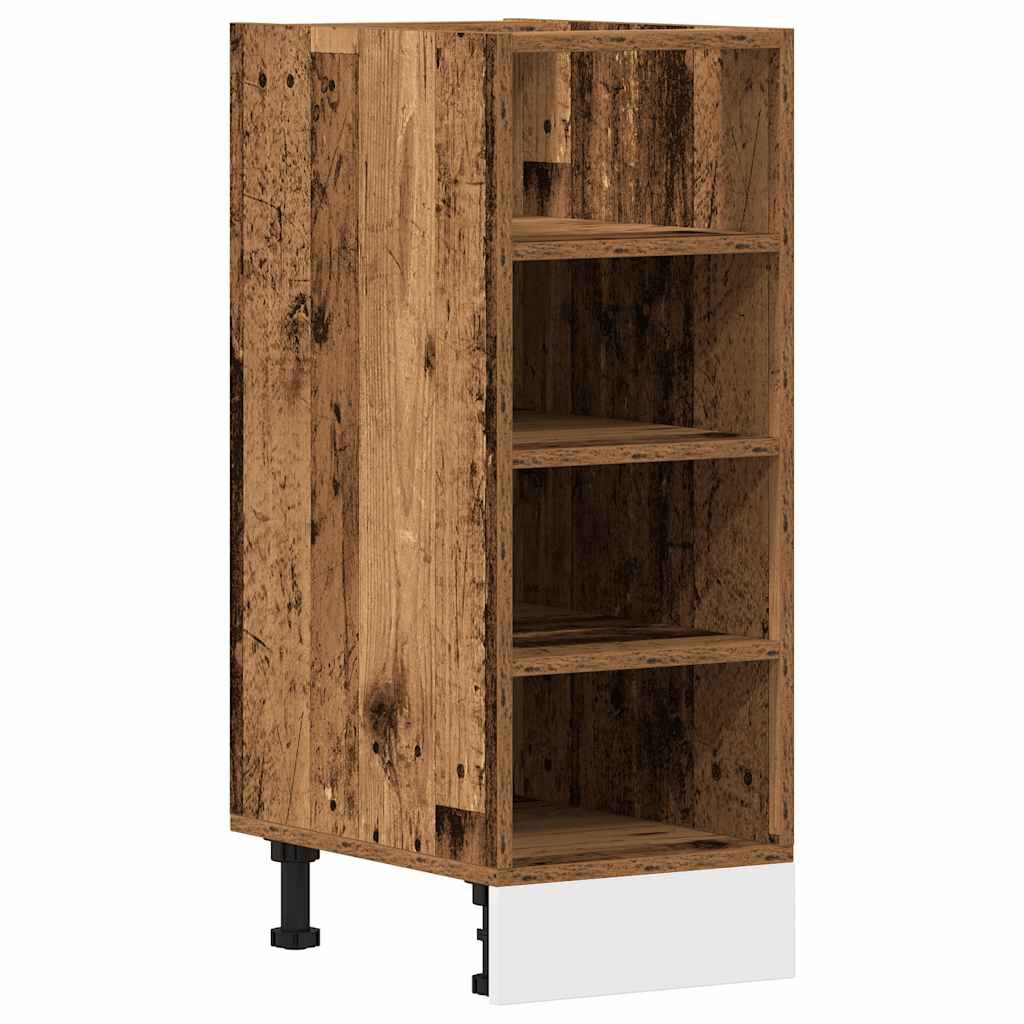 vidaXL Κάτω ντουλάπι Riga Παλιό ξύλο 30x44,5x81,5 cm
