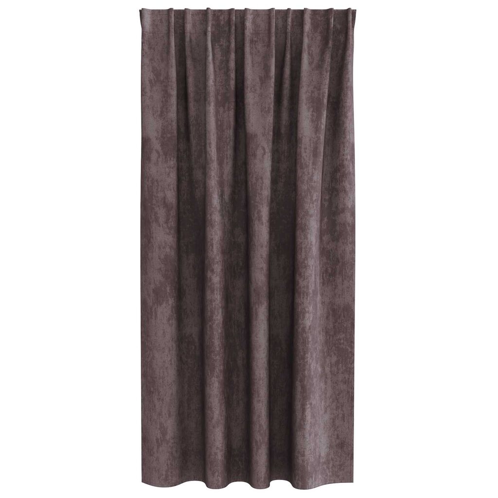 vidaXL Κουρτίνα με κουρτίνες 2 pcs Καφέ 175 x 140 εκ. Βελούδο