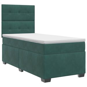 vidaXL &Kappa;&rho;&epsilon;&beta;ά&tau;&iota; box spring &mu;&epsilon; &sigma;&tau;&rho;ώ&mu;&alpha; &Sigma;&kappa;&omicron;ύ&rho;&omicron; &Pi;&rho;ά&sigma;&iota;&nu;&omicron; 80 x 200 cm &Beta;&epsilon;&lambda;&omicron;ύ&delta;&omicron;