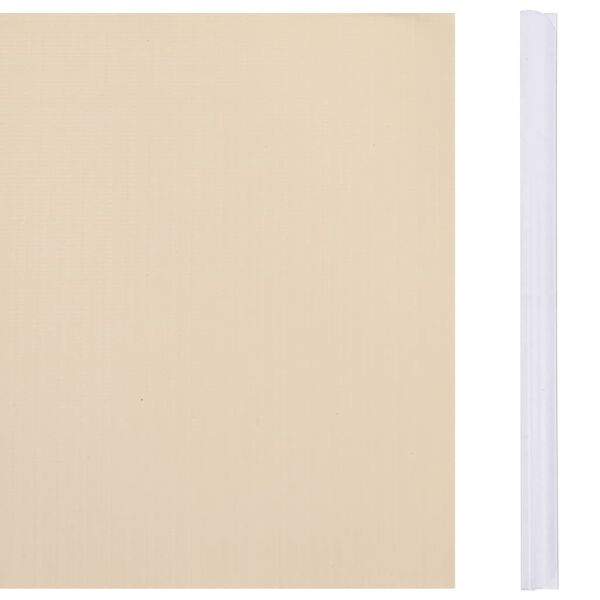 vidaXL Περίφραξη Προστατευτική Κρεμ 35 x 0,19 μ. από PVC