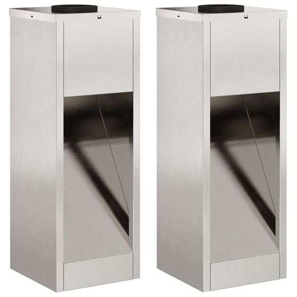 vidaXL Φωτιστικό Ηλιακής Ενέργειας LED Διαδρομής 2 pcs