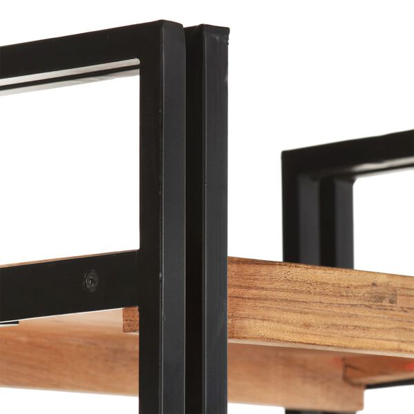 vidaXL Βιβλιοθήκη με 5 Επίπεδα 40 x 30 x 180 εκ. Μασίφ Ξύλο Ακακίας