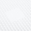 vidaXL Βοηθητικό Τραπέζι Λευκό 54 x 54 x 36,5 εκ. Πλαστικό