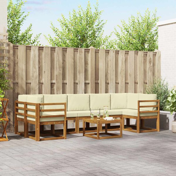 vidaXL &Sigma;&epsilon;&iota;&rho;ά &Kappa;&alpha;&nu;&alpha;&pi;έ &Epsilon;&xi;&omega;&tau;&epsilon;&rho;&iota;&kappa;&omicron;ύ &mu;&epsilon; &mu;&alpha;&xi;&iota;&lambda;ά&rho;&iota; 8 pcs &Phi;&upsilon;&sigma;&iota;&kappa;ό &kappa;&alpha;&iota; &Kappa;&rho;έ&mu;&alpha;