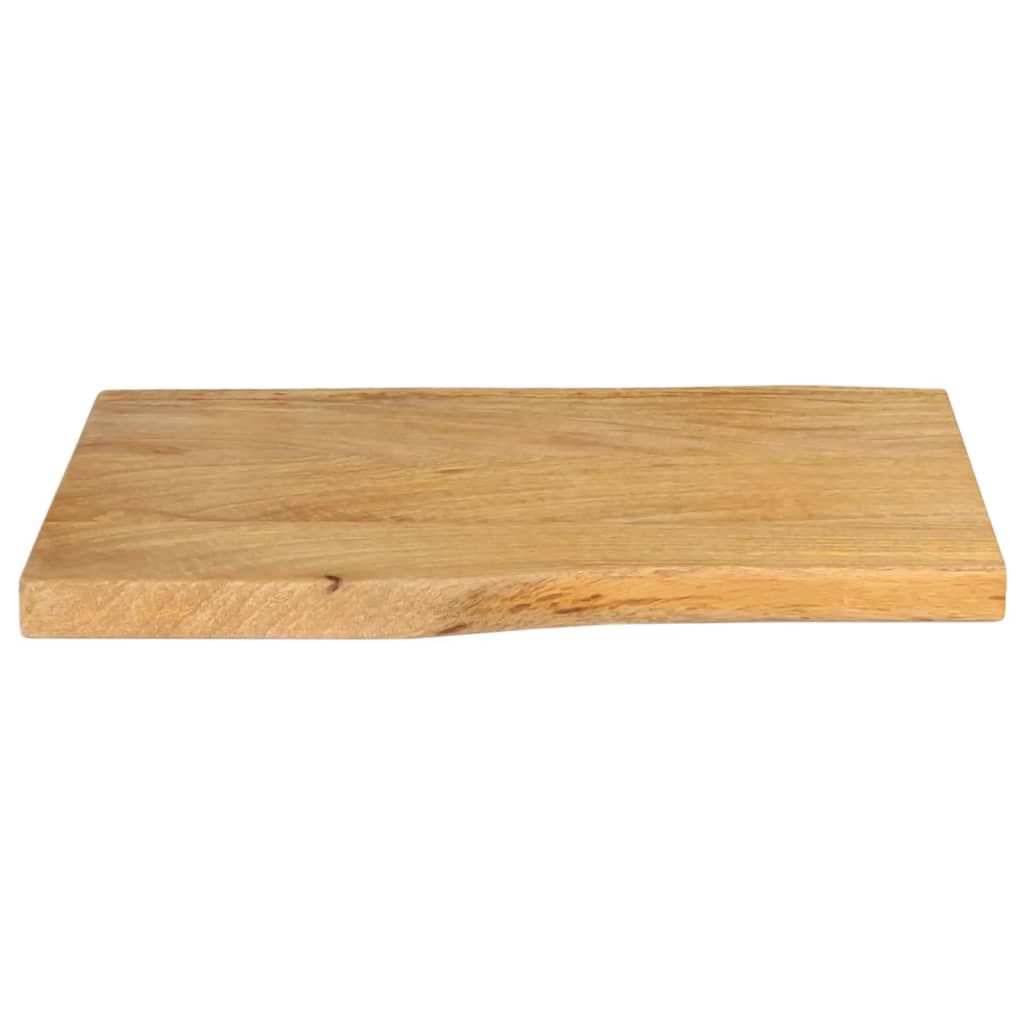 vidaXL Επιφάνεια Τραπεζιού 60x40x2,5 εκ. Live Edge Μασίφ Ξύλο Μάνγκο